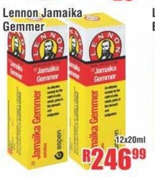 Devland Cash And Carry Lennon Jamaika Gemmer 12x20ml offer