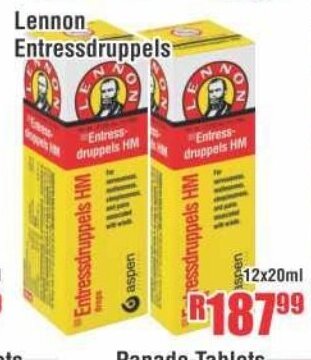 Lennon Entressdruppels 12x20ml