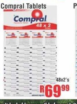 Compral Tablets 48x2's