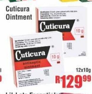Devland Cash And Carry Cuticura Ointment 12x10g offer