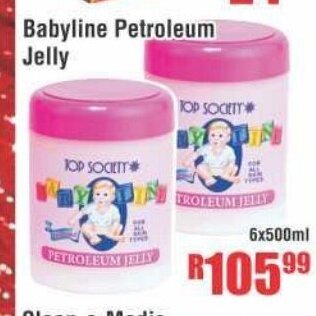 Devland Cash And Carry Babyline Petroleum Jelly 6x500ml offer