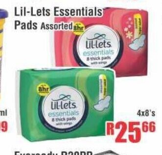 Devland Cash And Carry Lil-Lets Essentials Pads Assorted 4x8's offer