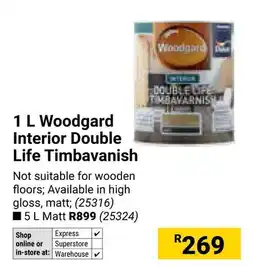 Builders Warehouse Dulux Woodgard Interior Double Life Timbavanish offer