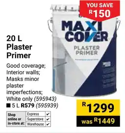 Builders Warehouse Dulux Plaster Primer offer