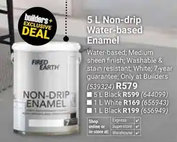 Builders Warehouse Fired Earth Non-drip Water-based Enamel offer
