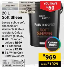 Builders Warehouse Fired Earth Soft Sheen offer