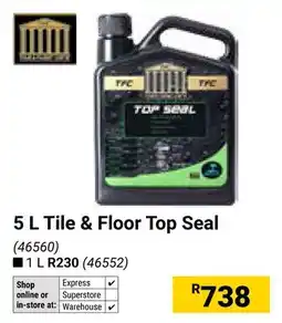 Builders Warehouse Tile & Floor Top Seal offer