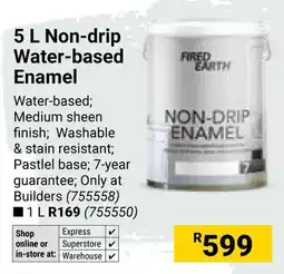 Builders Warehouse Fired Earth Non-drip Water-based Enamel offer