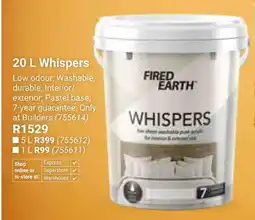 Builders Warehouse Fired Earth Whispers offer