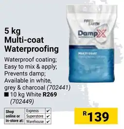 Builders Warehouse Fired Earth Multi-coat Waterproofing offer