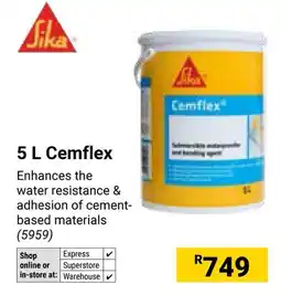 Builders Warehouse Sika Cemflex offer