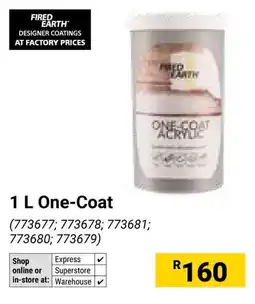Builders Warehouse Fired Earth One-Coat offer