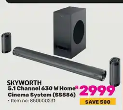 Game SKYWORTH 5.1 Channel 630 W Home Cinema System (SS586) offer