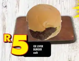 Shoprite OX LIVER BURGER offer