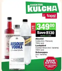 Spar Tops Cocktail Kulcha Combo offer