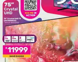 Game 75” Crystal UHD TV offer