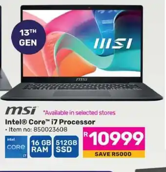 Game MSI Laptop offer