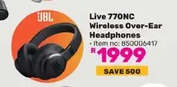 Game JBL Live 770NC Wireless Over-Ear Headphones offer