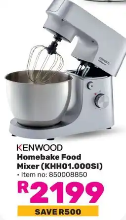 Game KENWOOD Homebake Food Mixer (KHH01.000SI) offer