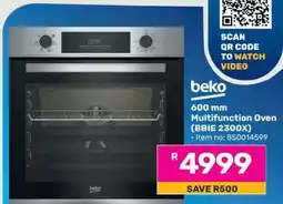 Game Beko 600 mm Multifunction Oven (BBIE 2300X) offer