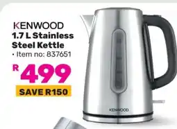 Game KENWOOD 1.7 L Stainless Steel Kettle offer