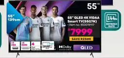 Game 55 QLED 4K VIDAA Smart TV (5507N) offer