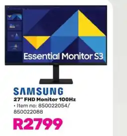 Game Samsung 27” FHD Monitor 100Hz offer