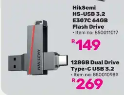 Game HikSemi HS-USB 3.2 E307C 64GB Flash Drive offer