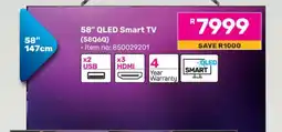 Game 58 QLED Smart TV (5806Q) offer