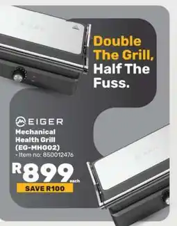Game Eiger Mechanical Health Grill (EG-MHG02) offer