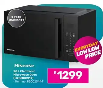 Game Hisense 28 L Electronic Microwave Oven (H28MOBS17) offer