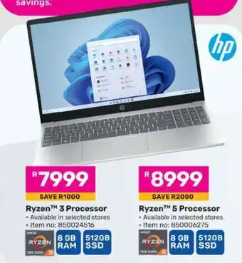 Game HP Laptop with Ryzen 3 Processor offer