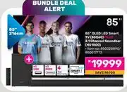 Game Hisense 85 (216cm) QLED LED Smart TV 85Q60 Plus 2.1 Channel Soundbar HS1800 offer