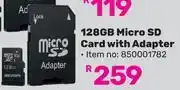 Game Hikvision 128GB Micro SD Card With Adapter offer