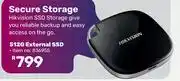 Game Hikvision 812GB External SSD offer