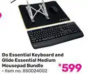 Game Do Essential Keyboard And Glide Essential Medium Mousepad Bundle 850024002 offer