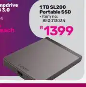 Game Lexar 1TB SL200 Portable SSD offer
