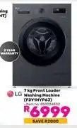 Game Hisense 7kg Front Loader Washing Machine F2Y1HYP6J offer