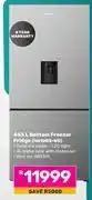 Game Hisense 463Ltr Bottom Freezer Fridge H610BS WD offer