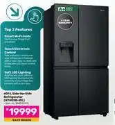 Game Hisense 601Ltr Side-By-Side Refrigerator H780SB-IDL offer