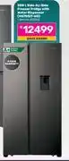 Game Hisense 508Ltr Side-By-Side Freezer Fridge With Water Dispenser H670SIT WD offer