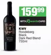 Spar Tops KWV Roodeberg Black Dark Red Blend-750ml offer