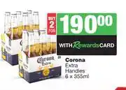 Spar Tops Corona Extra Handies-For 2 x 6 x 355ml offer