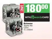 Spar Tops Extreme Apple Ale Cans-For 2 x 4 x 440ml offer