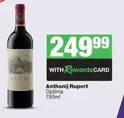 Spar Tops Anthonij Rupert Optima-750ml offer