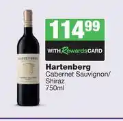 Spar Tops Hartenberg Cabernet Sauvignon/Shiraz-750ml offer