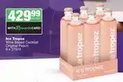 Spar Tops Ice Tropez Wine Based Cocktail Original Peach-6 x 275ml Per Pack offer