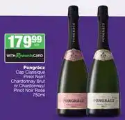 Spar Tops Pongracz Cap Classique Pinot Noit/Chardonnay Brut Or Chardonnay/Pinot Noir Rose-750ml Each offer