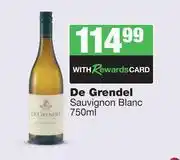 Spar Tops De Grendel Sauvignon Blanc-750ml offer