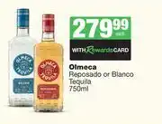 Spar Tops Olmeca Reposado Or Blanco Tequila-750ml Each offer
